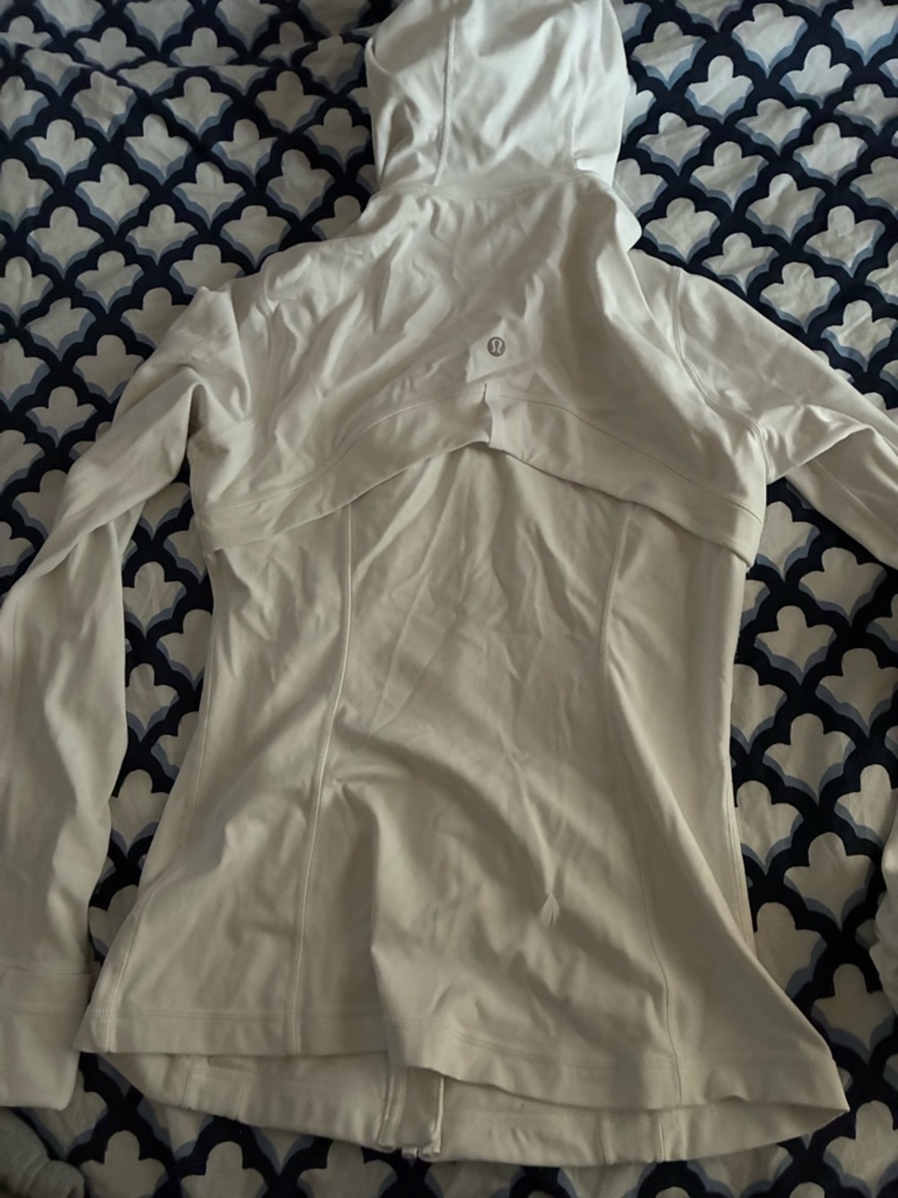 lululemon athletica Cream Hooded Lightweight Jacket